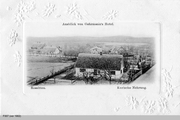 Rossitten, Blick von Gehrmanns Hotel