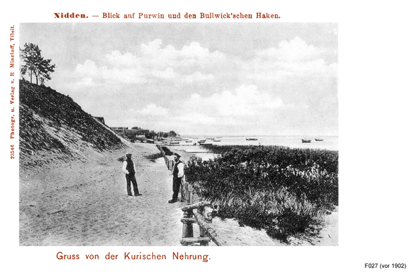 Nidden, Blick auf Purwin und den Bullwickschen Haken