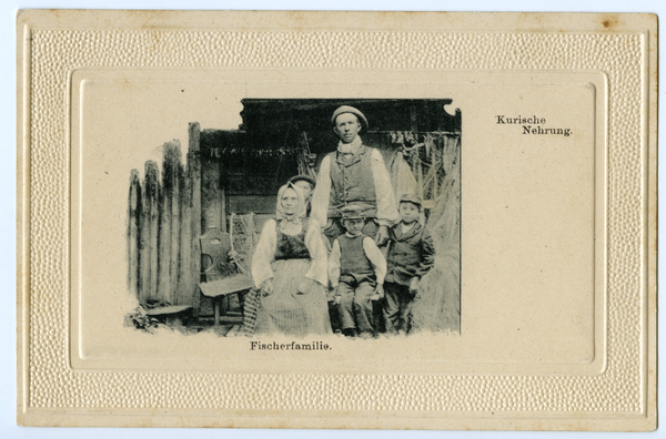 Kurische Nehrung, Fischerfamilie