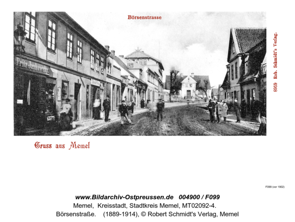 Memel, Börsenstraße