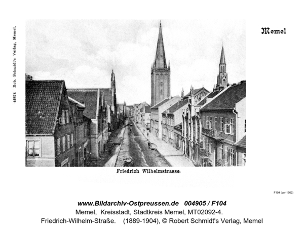 Memel, Friedrich-Wilhelm-Straße