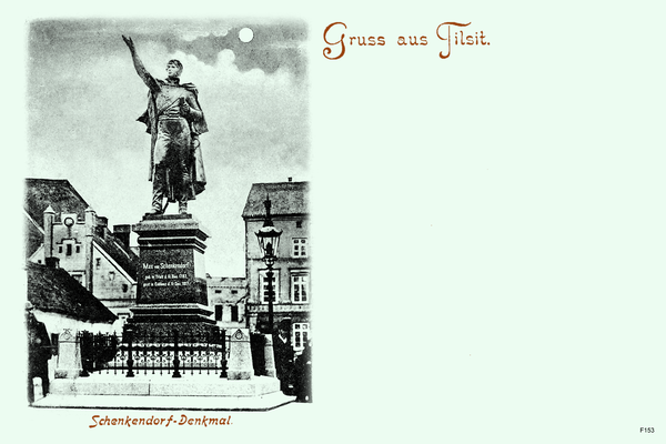 Tilsit, Schenkendorfplatz, Schenkendorf-Denkmal