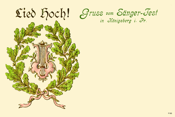 Königsberg, Sängerfest 1903