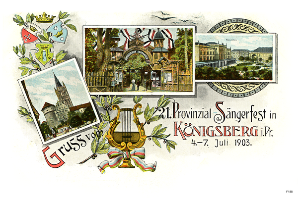 Königsberg, Sängerfest 1903