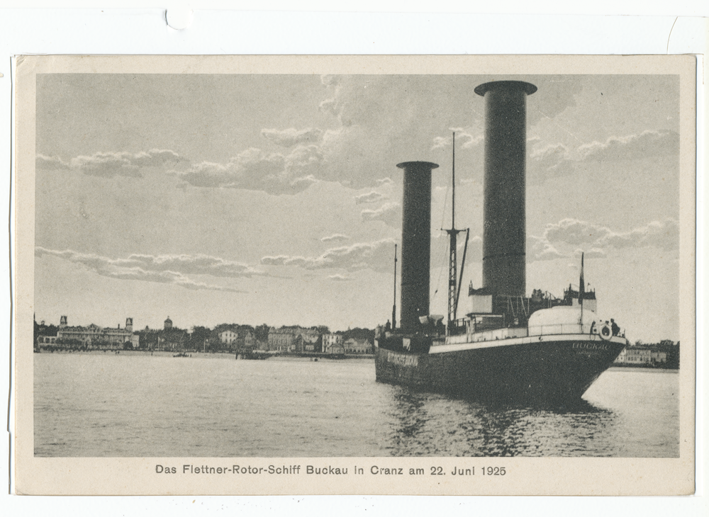 Cranz, Flettner-Rotor-Schiff Buckau