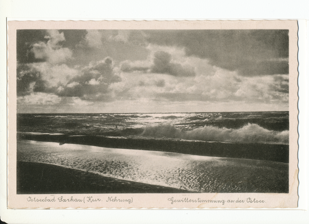 Sarkau, Gewitterstimmung an der Ostsee