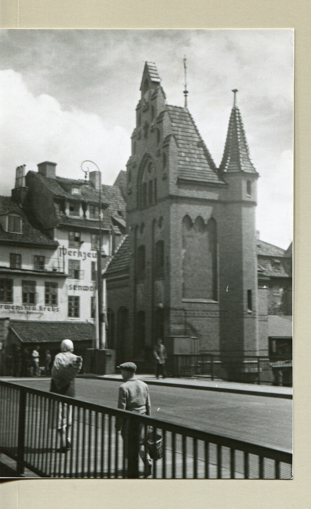 Königsberg (Pr.), Schmiedebrücke mit Brückenhaus