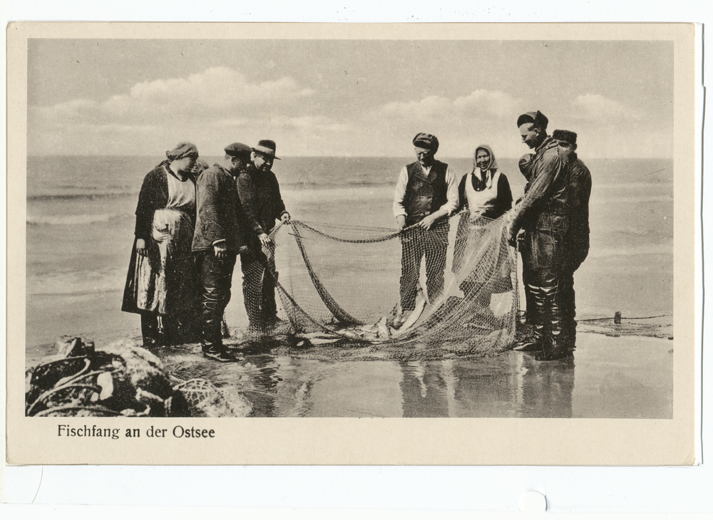 Kurische Nehrung, Fischfang an der Ostsee vor Sandkrug