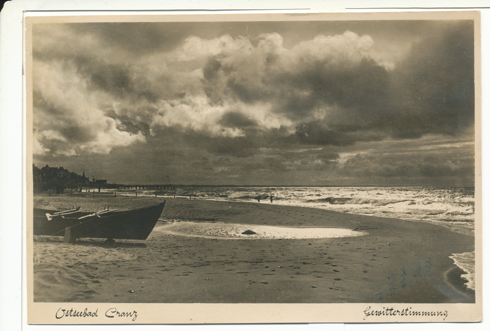 Cranz, Gewitterstimmung am Strand