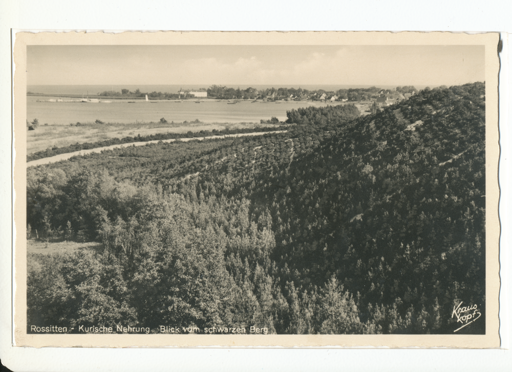 Rossitten, Blick vom Schwarzen Berg