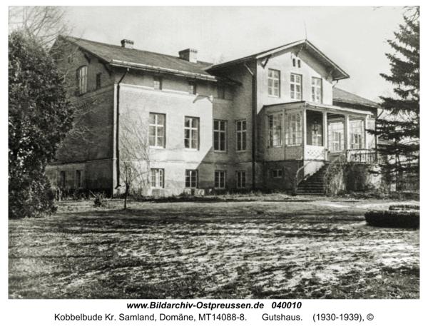 Kobbelbude Kr. Samland, Domäne, Gutshaus