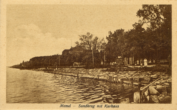 Sandkrug Stadtkr. Memel, Blick zum Kurhaus