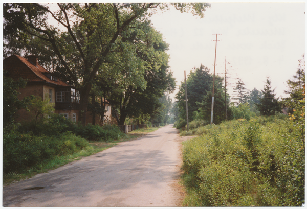 Metgethen, Ortsteil Rieselfeld, Memeler Weg 22, Blick in Richtung Forstweg