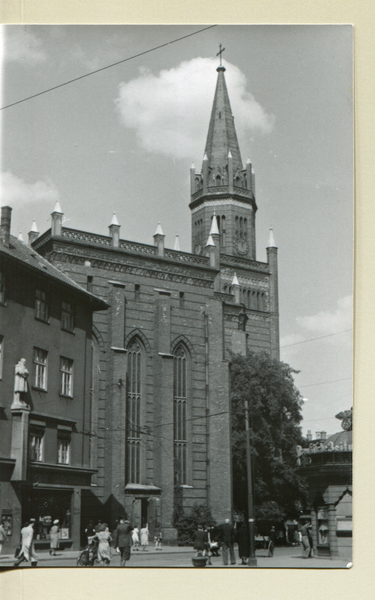 Königsberg (Pr.), Altstädtische Kirche von der Poststraße