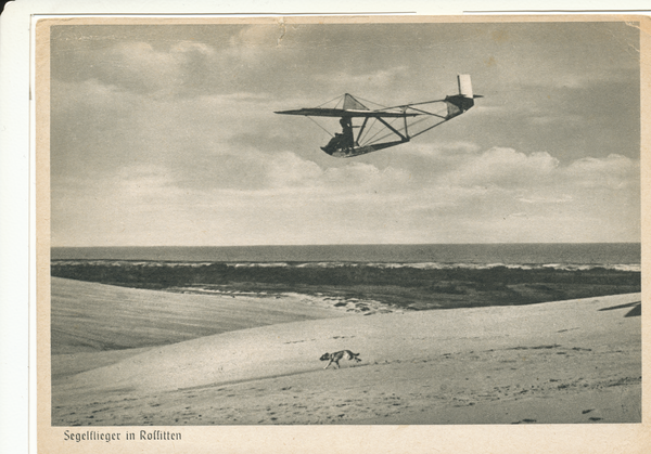 Rossitten Kr. Samland, Segelflugzeug nach dem Start