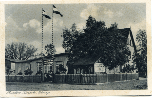 Rossitten Kr. Samland, Gasthaus und Logierhaus "Zur Mole"