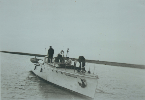 Karkeln, Zollboot auf Inspektionsfahrt