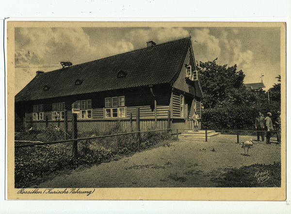 Rossitten Kr. Samland, Vogelwarte, Museum mit anschließendem Gehege