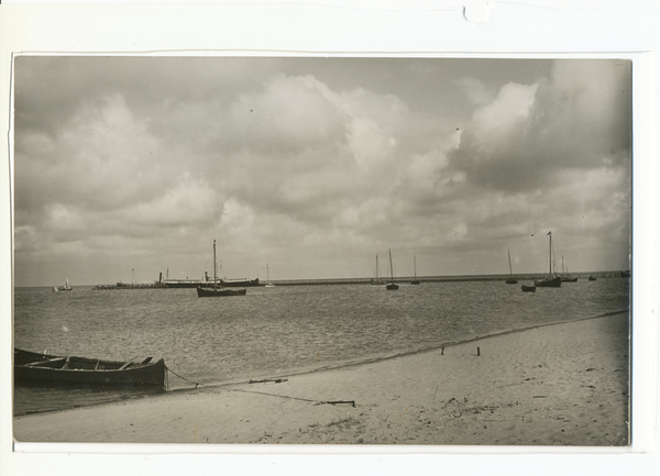 Rossitten Kr. Samland, Blick auf Haff und Mole