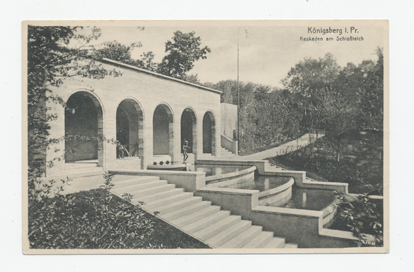 Königsberg, Kaskaden am Schloßteich