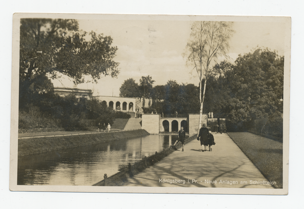 Königsberg, Kaskaden am Schloßteich