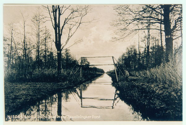 Tawellenbruch, Stichkanal mit Überweg