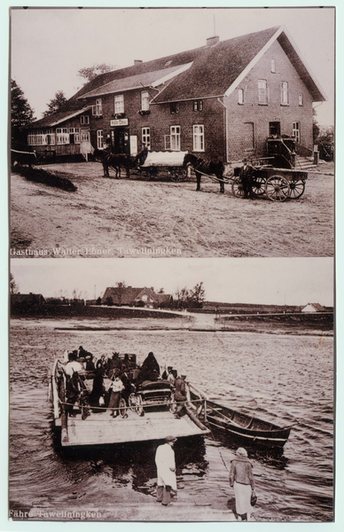 Tawellenbruch, Gasthaus Ebner und Wagenfähre