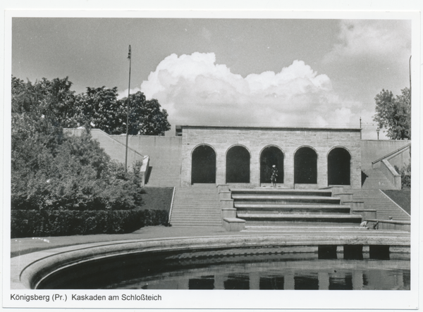 Königsberg, Kaskaden am Schlossteich