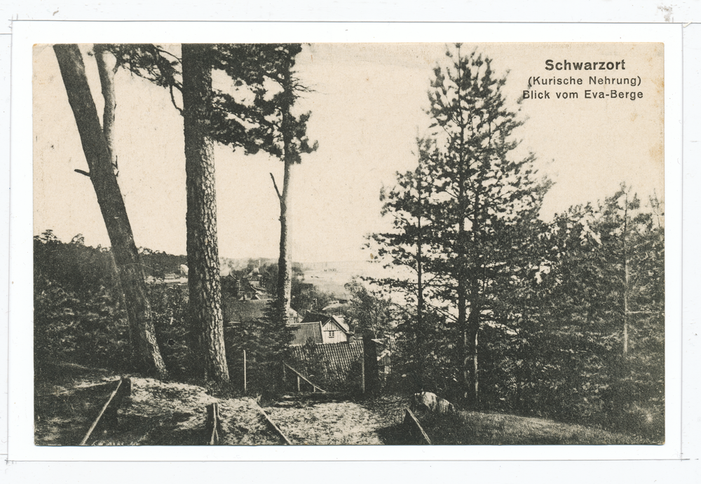 Schwarzort, Blick vom Evaberg auf das Dorf