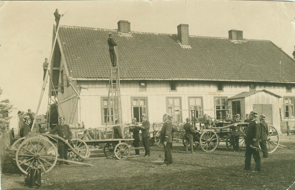 Neukirch, Übung der Freiwilligen Feuerwehr