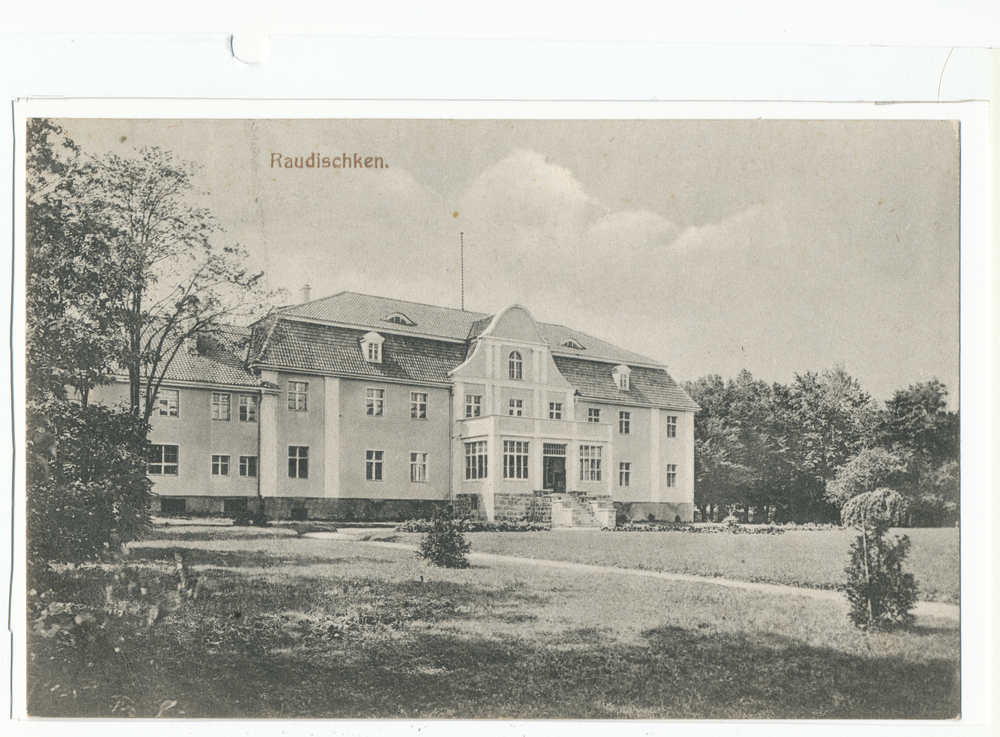 Raudischken, Gutshaus