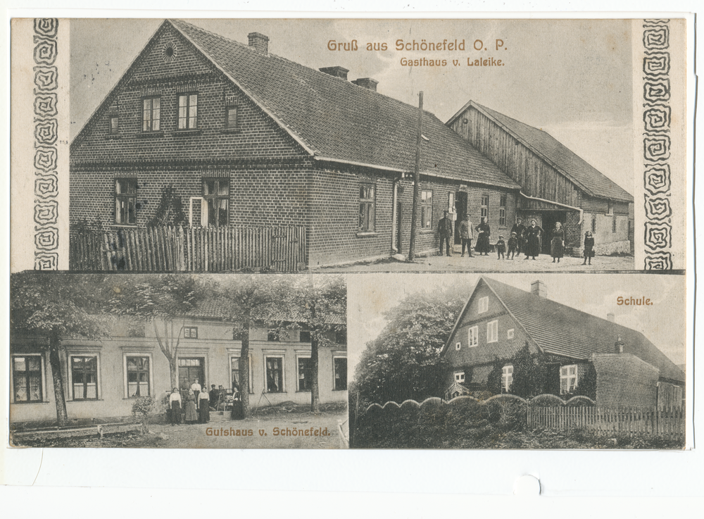 Schönefeld, Gutshaus, Gasthaus, Schule