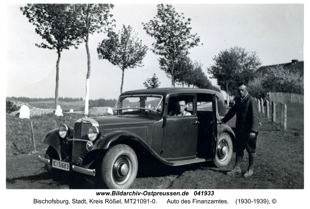 Bischofsburg, Auto des Finanzamtes