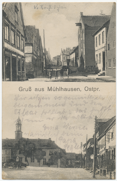 Mühlhausen Kr. Preußisch Eylau, Straßenansicht (Welche?)