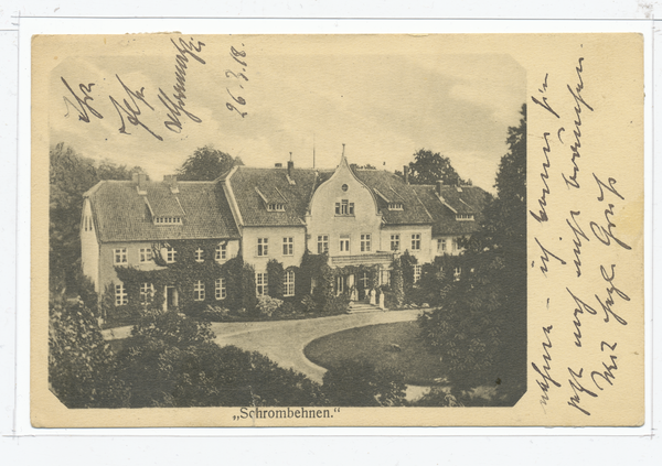 Schrombehnen Kr. Preußisch Eylau, Gutshaus