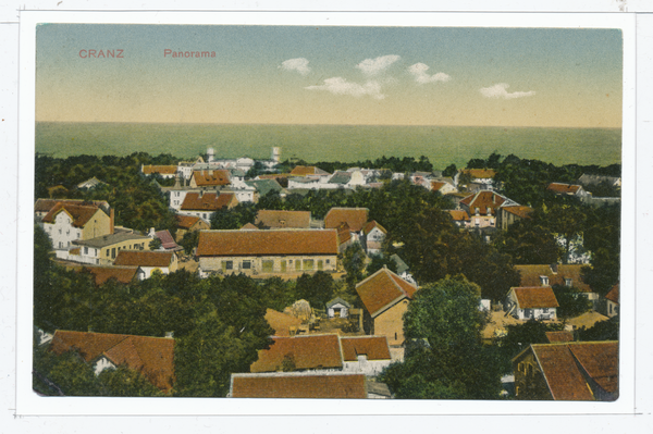 Cranz, Ortsansicht vom Wasserturm aus