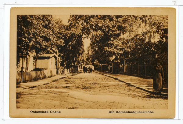 Cranz, Die Damenbadquerstraße