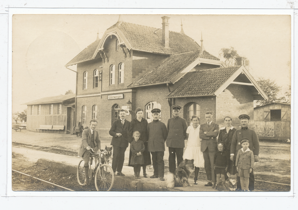 Uderwangen Kr. Preußisch Eylau, Bahnhof