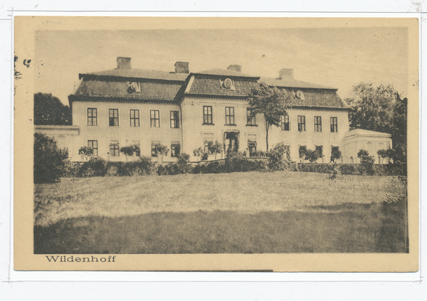 Wildenhoff Kr. Pr. Eylau, Schloss, Gartenfront