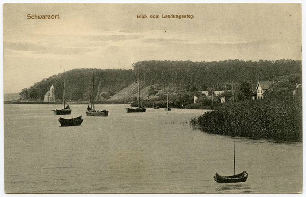 Schwarzort, Blick vom Landungssteg