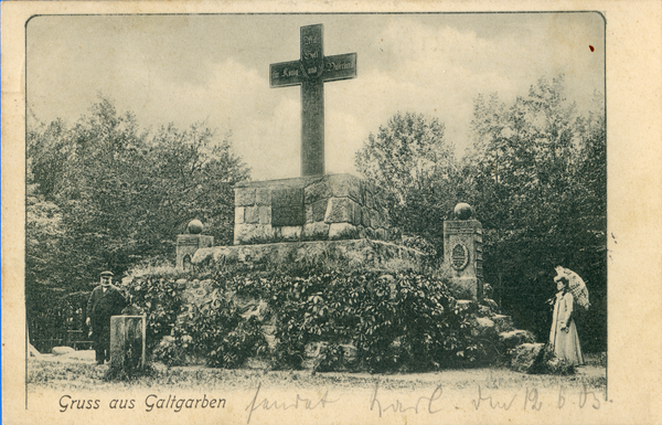 Galtgarben, Landwehrkreuz auf dem Galtgarben