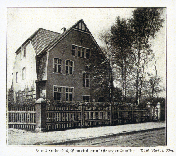 Georgenswalde, Haus Hubertus, Gemeindeamt