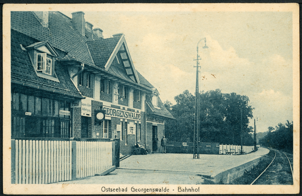 Georgenswalde, Bahnhof (Haltepunkt), Bahnsteigseite