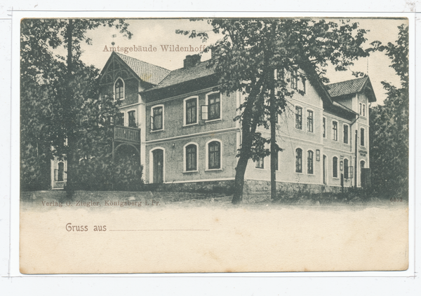 Wildenhoff, Kr. Preußisch Eylau, Amtsgebäude