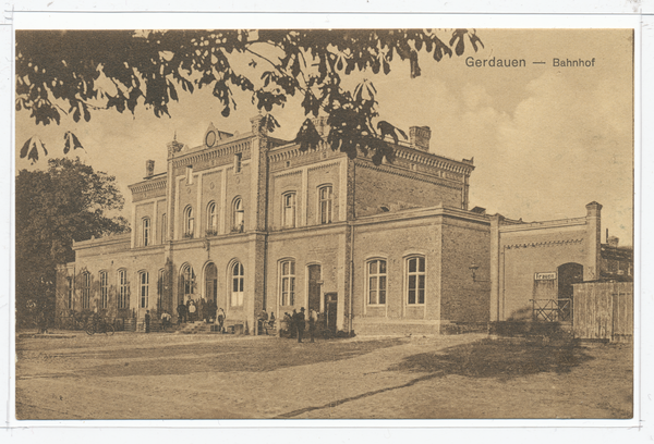 Gerdauen, Bahnhof