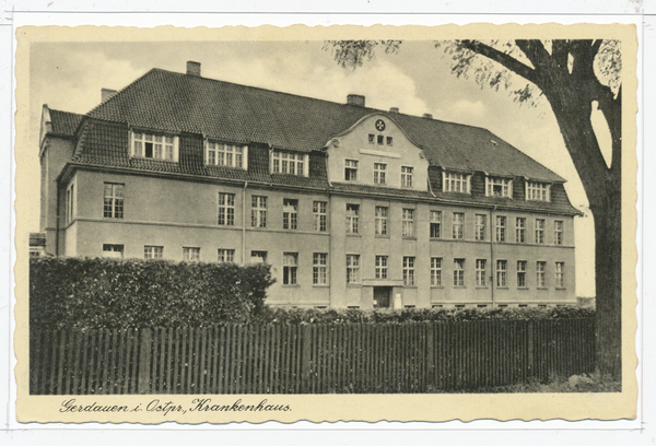 Gerdauen, Krankenhaus