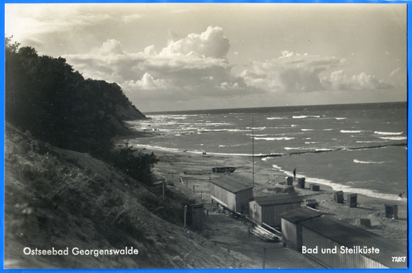 Georgenswalde, Bad und Steilküste