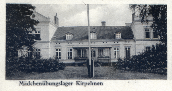 Kirpehnen, Mädchenübungslager (Gutshaus??)