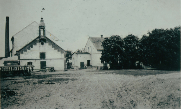 Ziegelberg, Firma Thierbach, Molkerei-Schweinestall