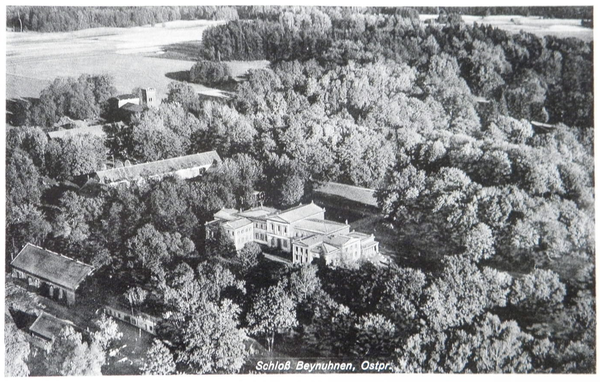 Klein Beynuhnen, Schloss (Luftbild)